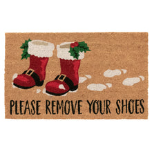 Load image into Gallery viewer, Liora Manne Natura Santa Boots Outdoor Door Mat Natural 1&#39;6&quot; x 2&#39;6&quot;