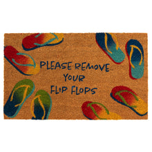 Load image into Gallery viewer, Liora Manne Natura Remove Flip Flops Outdoor Mat Natural