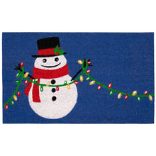 Load image into Gallery viewer, Liora Manne Natura Frosty And Bright Outdoor Door Mat Navy 1&#39;6&quot; x 2&#39;6&quot;