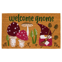 Load image into Gallery viewer, Liora Manne Natura Welcome Gnome Outdoor Door Mat Natural