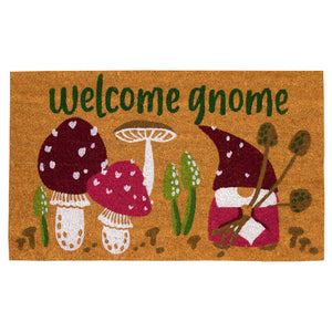 Liora Manne Natura Welcome Gnome Outdoor Door Mat Natural