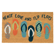 Load image into Gallery viewer, Liora Manne Natura Flip Flops Outdoor Door Mat Cool