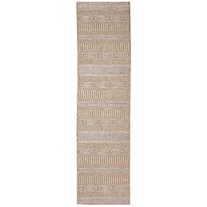 Liora Manne Orly Stripe Indoor Outdoor Area Rug Natural