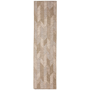 Liora Manne Orly Angles Indoor Outdoor Area Rug Natural