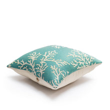 Load image into Gallery viewer, Liora Manne Marina Coral Edge Indoor Outdoor Decorative Pillow Aqua