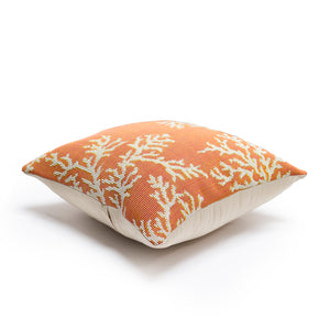 Liora Manne Marina Coral Edge Indoor Outdoor Decorative Pillow Sunset