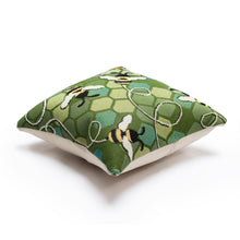 Load image into Gallery viewer, Liora Manne Marina Bee Free Indoor Outdoor Decorative Pillow Green