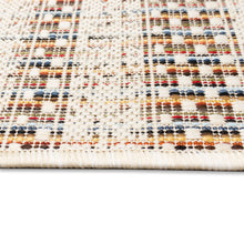 Load image into Gallery viewer, Liora Manne Avena Mosaic Stripe Indoor Outdoor Area Rug Ivory