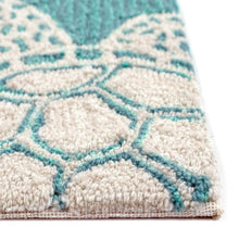 Load image into Gallery viewer, Liora Manne Capri Turtle Indoor Outdoor Area Rug Aqua