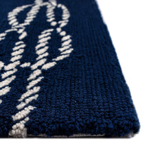 Load image into Gallery viewer, Liora Manne Capri Ropes Indoor Outdoor Area Rug Navy