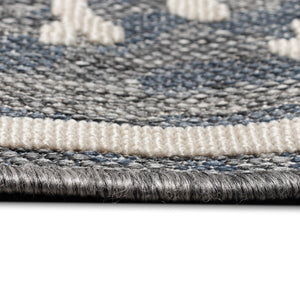 Liora Manne Cove  Coral Indoor Outdoor Area Rug Blue