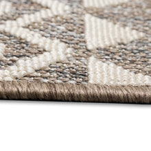Load image into Gallery viewer, Liora Manne Cove Peruvian Stripe Indoor Outdoor Area Rug Grey
