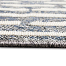 Load image into Gallery viewer, Liora Manne Cove Bamboo Indoor Outdoor Area Rug Blue