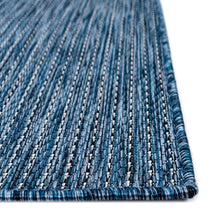 Load image into Gallery viewer, Liora Manne Carmel Texture Stripe Indoor Outdoor Area Rug Navy