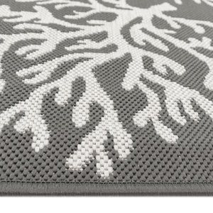 Liora Manne Carmel Coral Indoor Outdoor Area Rug Grey