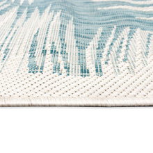 Load image into Gallery viewer, Liora Manne Carmel Fronds Indoor Outdoor Area Rug Aqua