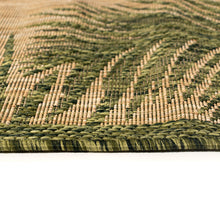 Load image into Gallery viewer, Liora Manne Carmel Fronds Indoor Outdoor Area Rug Green