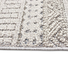 Load image into Gallery viewer, Liora Manne Dunes Geo Stripe Indoor Outdoor Area Rug Silver