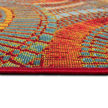 Load image into Gallery viewer, Liora Manne Esencia Circles Indoor Outdoor Mat Saffron