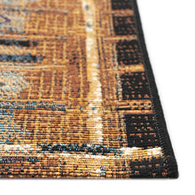 Load image into Gallery viewer, Liora Manne Esencia Tribal Stripe Indoor Outdoor Mat Gold