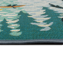 Load image into Gallery viewer, Liora Manne Esencia Lake Life Indoor Outdoor Mat Blue