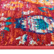 Load image into Gallery viewer, Liora Manne Fiesta Medallions Indoor Rug Red