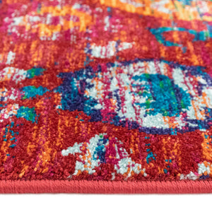 Liora Manne Fiesta Medallions Indoor Rug Red