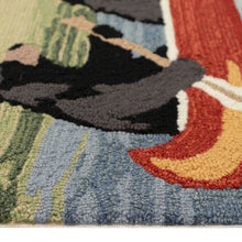 Load image into Gallery viewer, Liora Manne Frontporch Are We Bear Yet? Indoor Outdoor Area Rug Lake