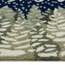 Load image into Gallery viewer, Liora Manne Frontporch Let It Snow Indoor Outdoor Area Rug Midnight