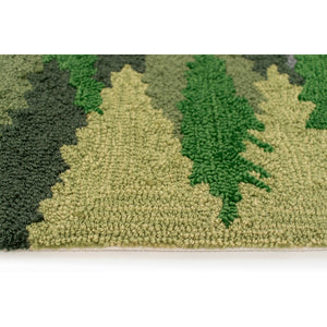 Liora Manne Frontporch Take A Hike Indoor Outdoor Area Rug Forest