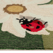 Load image into Gallery viewer, Liora Manne Frontporch Ladybugs Indoor Outdoor Area Rug Green