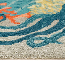 Load image into Gallery viewer, Liora Manne Frontporch Octopus Indoor Outdoor Area Rug Ocean