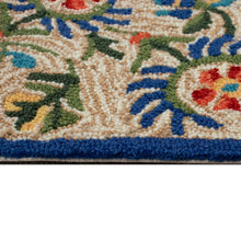 Load image into Gallery viewer, Liora Manne Frontporch Flora Bee Indoor Outdoor Rug Multi/Natural