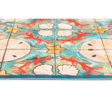 Load image into Gallery viewer, Liora Manne Illusions Shell Tile Indoor Outdoor Mat Ocean