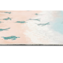 Load image into Gallery viewer, Liora Manne Illusions Turtle Beach Indoor Outdoor Mat Aqua