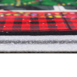 Liora Manne Illusions Unleashed Joy Indoor Outdoor Mat Navy