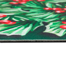 Load image into Gallery viewer, Liora Manne Illusions Holly Berry Indoor Outdoor Mat Green