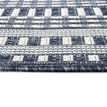 Load image into Gallery viewer, Liora Manne Malibu Etched Border Indoor Outdoor Area Rug Navy