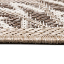 Load image into Gallery viewer, Liora Manne Malibu Pine Border Indoor Outdoor Area Rug Neutral