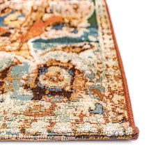 Load image into Gallery viewer, Liora Manne Marina Kashan Indoor Outdoor Area Rug Amber