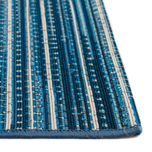 Liora Manne Marina Stripes Indoor Outdoor Area Rug China Blue