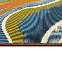 Load image into Gallery viewer, Liora Manne Marina Tides Indoor Outdoor Area Rug Multi