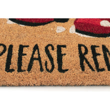 Load image into Gallery viewer, Liora Manne Natura Santa Boots Outdoor Door Mat Natural 1&#39;6&quot; x 2&#39;6&quot;