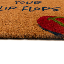 Load image into Gallery viewer, Liora Manne Natura Remove Flip Flops Outdoor Mat Natural