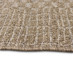 Liora Manne Orly Patchwork Indoor Outdoor Area Rug Natural