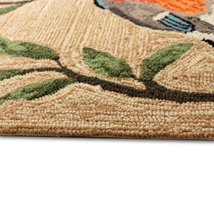 Liora Manne Ravella Birds On Branches Indoor Outdoor Area Rug Natural