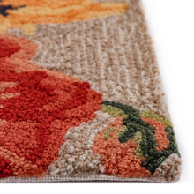 Load image into Gallery viewer, Liora Manne Ravella Icelandic Poppies Indoor Outdoor Area Rug Neutral