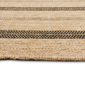 Liora Manne Sahara Multi Border Indoor Outdoor Area Rug Natural