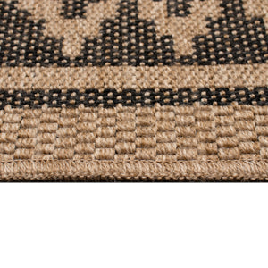 Liora Manne Sahara Diamond Border Indoor Outdoor Area Rug Natural