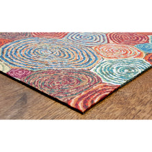 Load image into Gallery viewer, Liora Manne Visions III Giant Swirls Indoor Outdoor Area Rug Fiesta